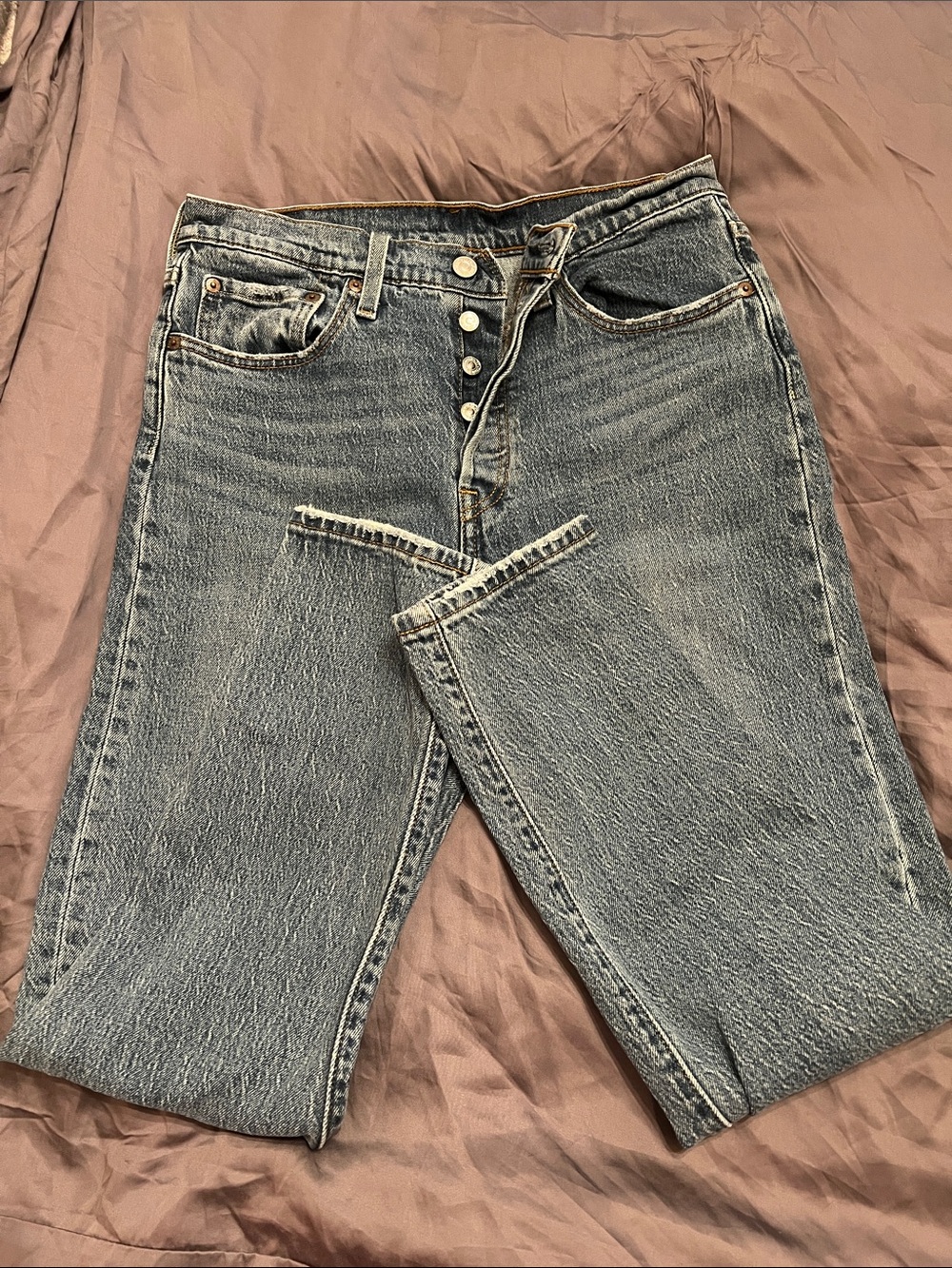 Levi's Light Blue Ankle-Length Women's Jeans